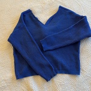 Backless sweater sexy